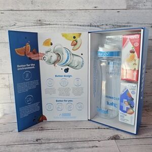 Cirkul Starter Set 22 oz Plastic Bottle + Comfort Grip Lid & 2 Cartriges NEW